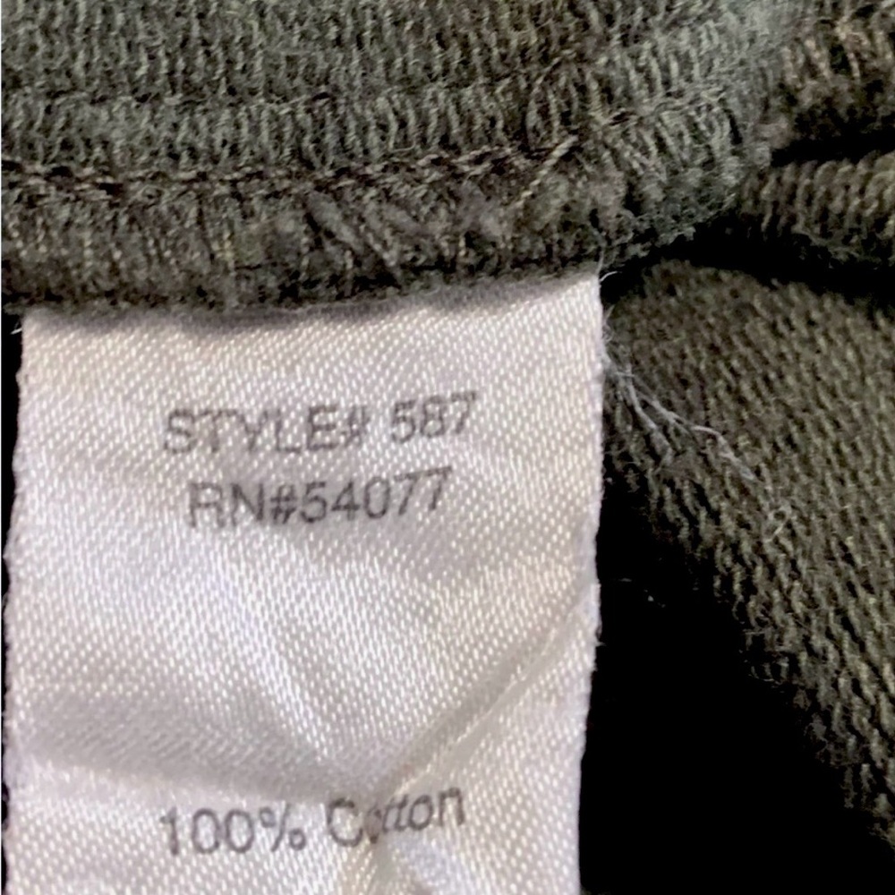 CAbi Olive Utility Jacket with Gold Button Detail, Olive Green, Size Medium, - Picture 7 of 7